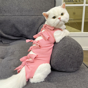 猫猫狗狗绝育服母猫断奶服宠物术后防舔衣服母狗绑带手术服