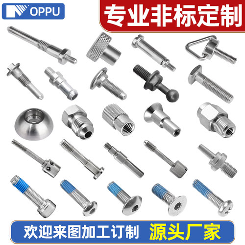 非标定做螺丝螺母铜柱