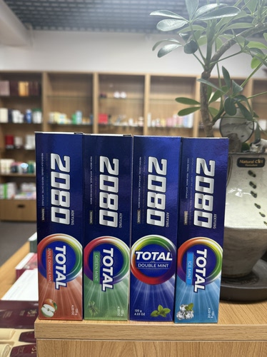韩国爱敬2080牙膏去渍口腔护理清新口气薄荷护龈清洁防蛀 120g