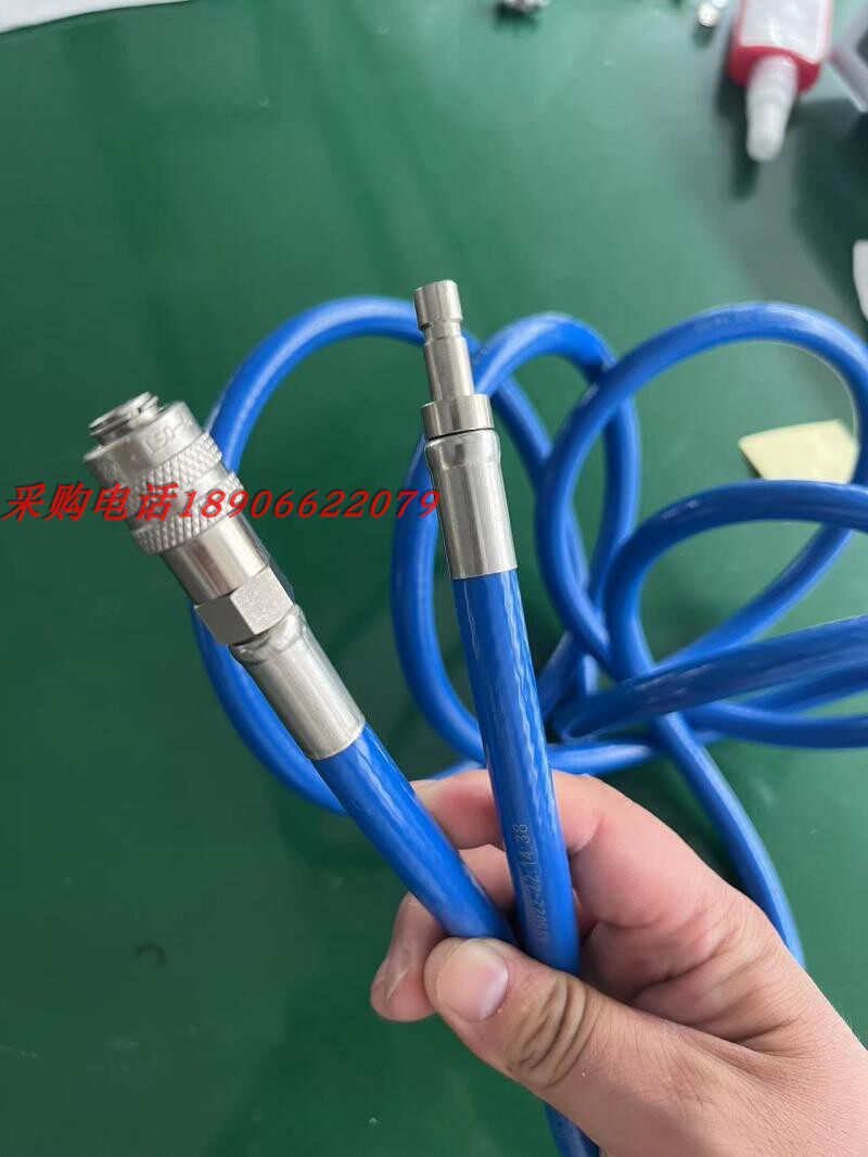 医用氧气呼吸机麻醉机器接头管路连接件德标国标高流量气源接头