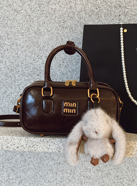 轻奢小众设计保龄球包2025新款高级感手拎小包时尚百搭单肩斜挎包