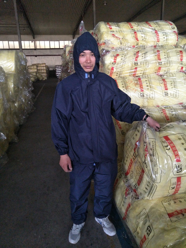分体防尘虫咬透气石棉衣外墙保温玻璃丝棉纤维防尘防臭岩棉防护服