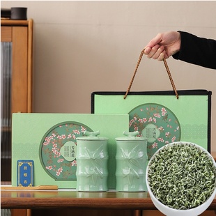 新茶碧螺春绿茶叶送礼茶叶礼盒装高档过年春节送礼品送长辈领导