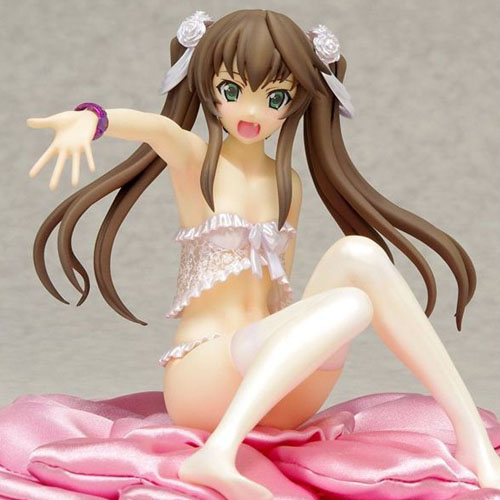 wave is凰铃音内衣泳装坐姿手办景品 国产祖国版动漫人偶模型摆件