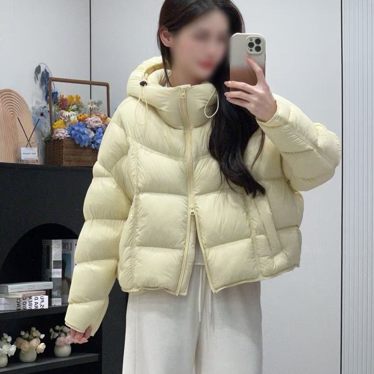 云朵泡芙羽绒服女2025冬季新款