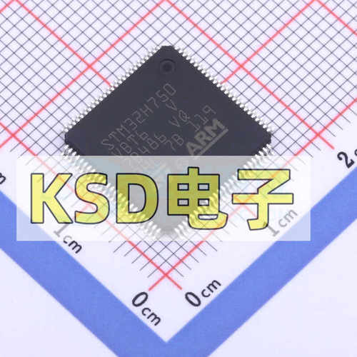 原装 STM32H750VBT6 LQFP-100 ARM Cortex-M7 32位微控制器-MCU