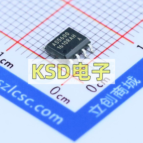 AS5600-ASOM 贴片SOP8 磁编码器芯片+磁铁 配套 全新原装