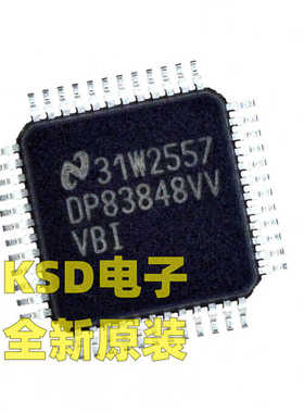 原装正品 贴片DP83848IVVX/NOPB LQFP-48以太网收发器/接口IC芯片