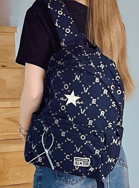 匡威Converse 大童款满印老花学生大容量双肩书包CV2413014PS-001