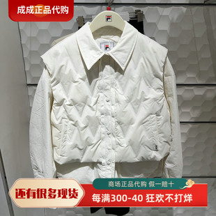 斐乐F11W543903FWT 女运动休闲连帽鹅绒羽绒服 2025年冬款