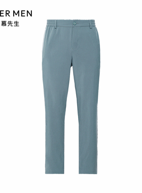 爱慕先生轻商旅系列男士可调节松紧腰薄款长裤NS82J821