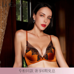 LACLOVER兰卡文邂逅巴洛克4 4模杯文胸聚拢内衣LC11TU1 新品