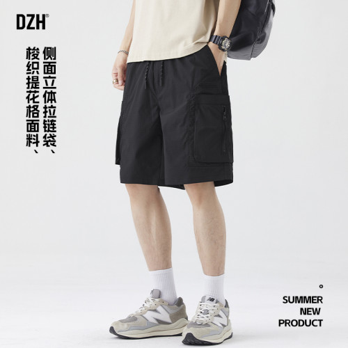 工装五分短裤直筒中裤大裤衩