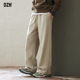 直筒宽松男裤 美式 休闲裤 杏色卫裤 子2026新款 男春季 长裤 男士 运动裤
