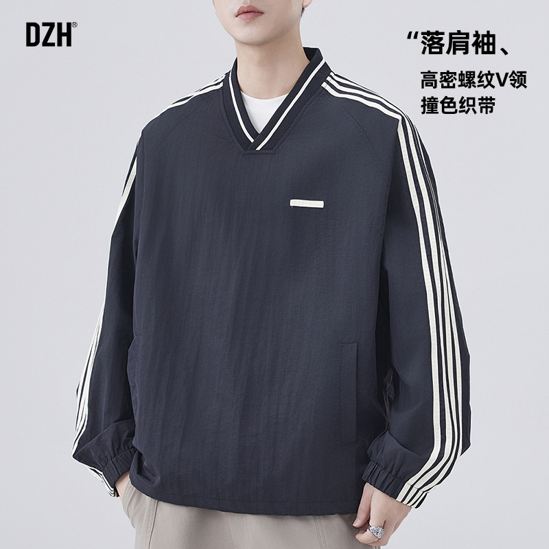 塔丝隆夹克棒球服外套套头衫图片