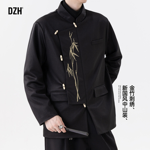 中山装 男士 订婚礼服结婚衣服2025年新款 外套国潮西服男秋季 新中式