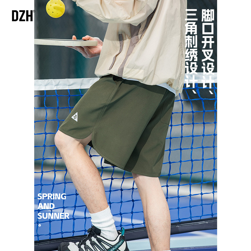 青少年冰丝速干短裤男潮牌运动5分裤2025新款夏季薄款五分裤球裤