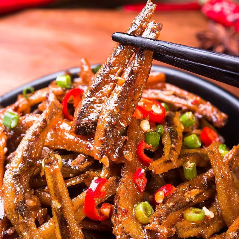 小鱼仔零食香辣100包特价湖南麻辣小鱼小吃解馋辣味好吃小包装