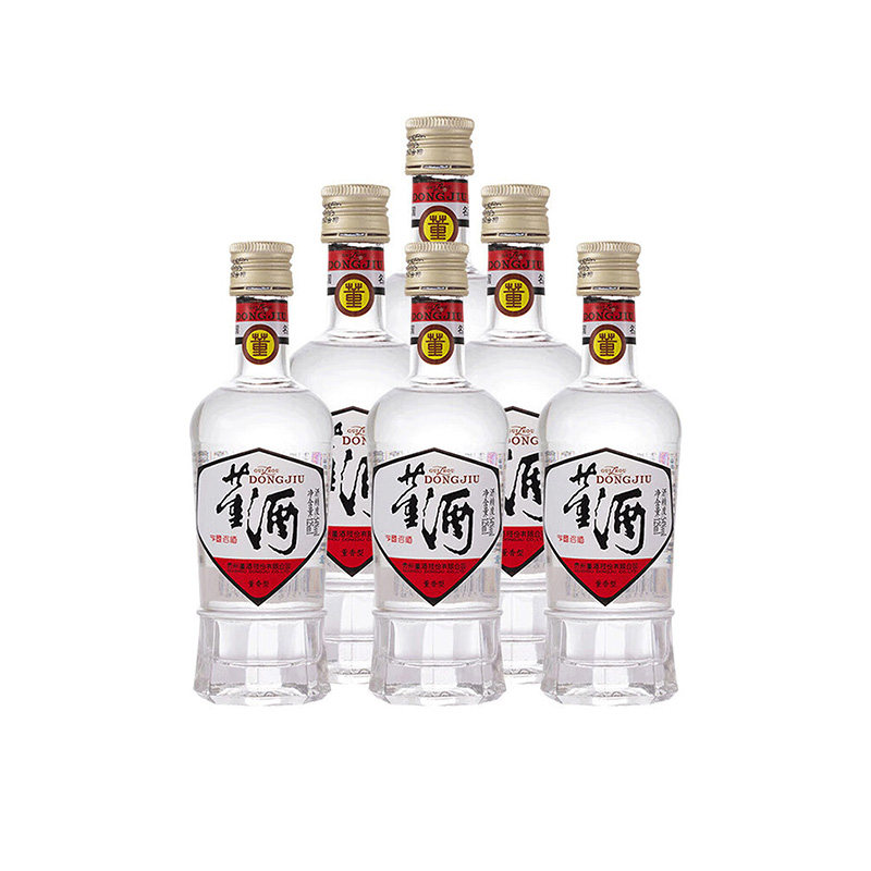 董酒白标54度董香型白酒125ml*6图片