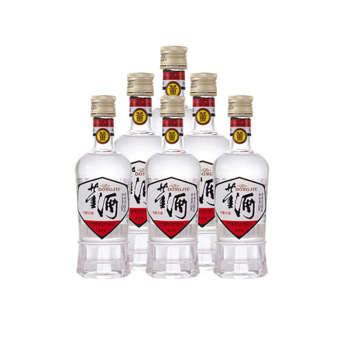 董酒白标54度董香型白酒125ml*6