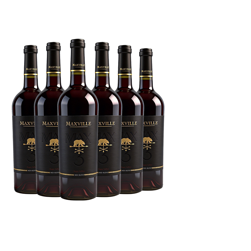 马克斯威庄园纳帕谷Max3混酿干红葡萄酒750ml美国进口高端红酒
