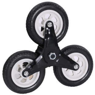 禾一爬楼梯行李车载重王手拉车轮子三角轮购物车买菜车搬运车配件