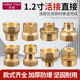 黄铜活直接 6分1寸水表水泵变径水管活接头水暖异径配件 1.2寸转4