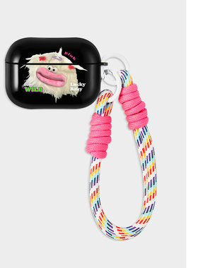 CTOCASE【黑色大福】原创大福怪适用airpodspro2二代保护套pods3代保护壳苹果pro无线蓝牙耳机盒2代女款软壳