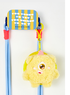 原创【黄蓝调】镜面背夹适用苹果华为手机壳创意可调节挂绳情侣