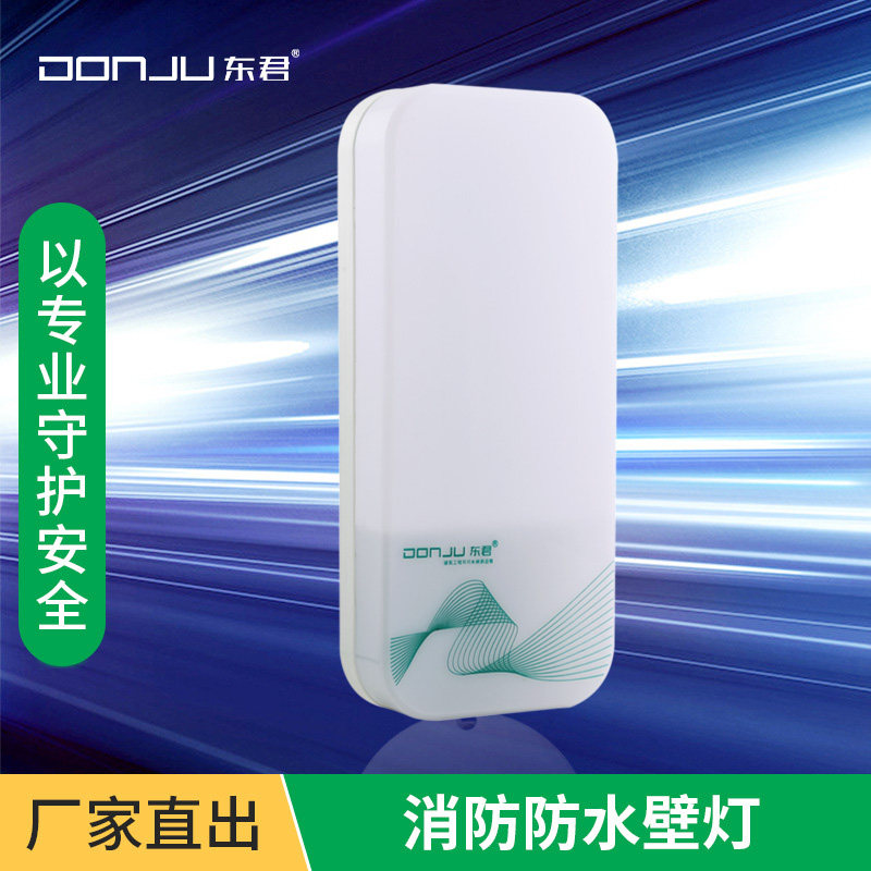 东君消防应急A型智能疏散照明灯集中供电集中控制LED防水椭圆壁灯