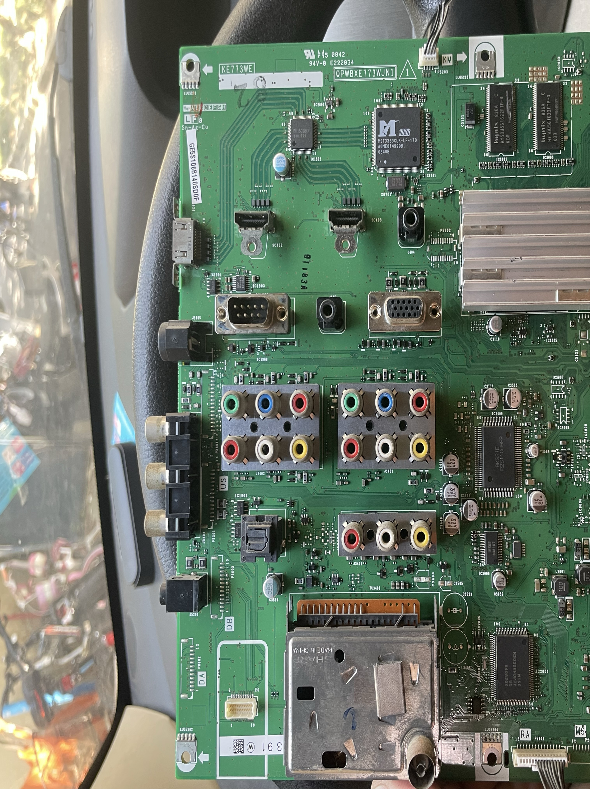 LCD-46GE50A主板QPWBXE770WJN2屏LK460D3LZ7EX直接代用机器测试发