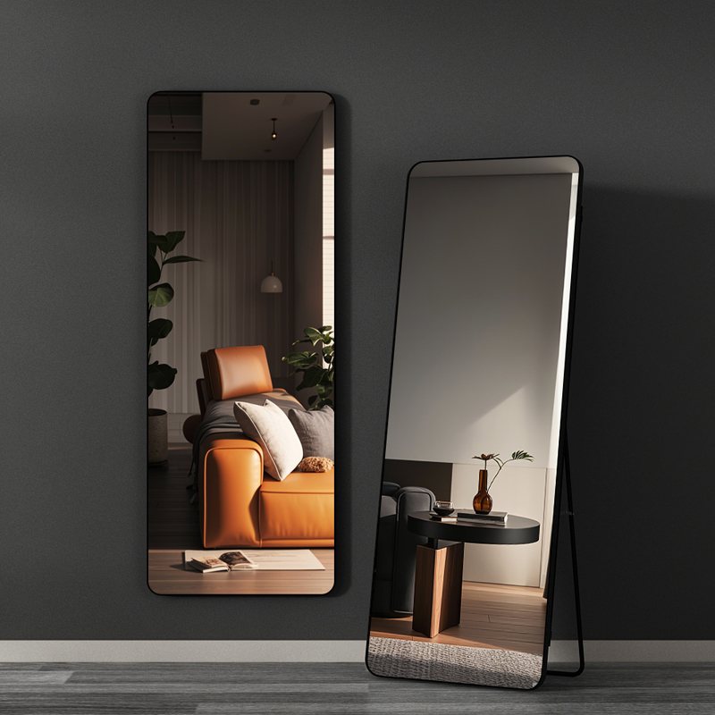 轻奢全身镜落地ins风挂墙穿衣镜