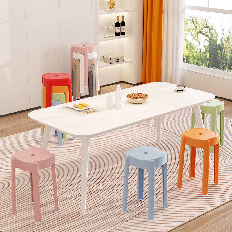 家用凳子加厚塑料风车凳可叠放摞叠餐桌板凳高圆凳胶凳子简约椅子,住宅家具,其它凳子,淘宝优惠券,粉丝福利购,淘宝优惠卷