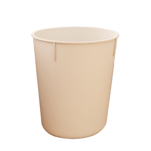 无盖垃圾桶卧室床头塑料小桶卧室厨房厕所卫生间法式高颜值大纸篓