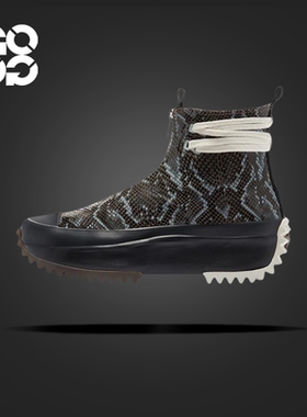 GOGO球鞋Converse Run Star Hike Zip舒适休闲高帮帆布鞋170057C