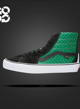 GORE-TEXxVans SK8 LX舒适高帮板鞋男女同款黑绿色 VN0A4P3HYJ7