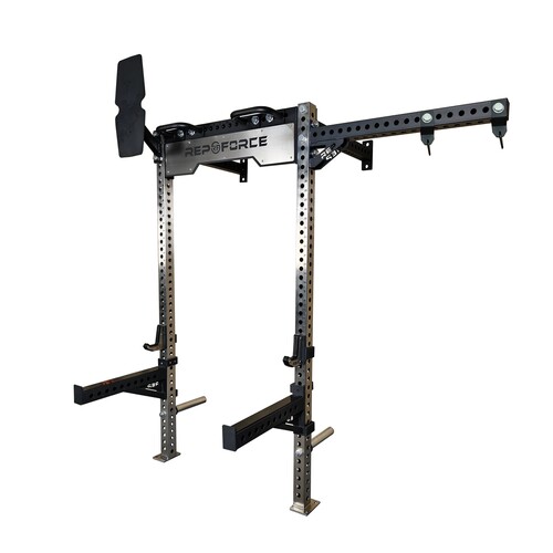 REPFORCE   靠墙深蹲架 +球靶+吊环架   304不锈钢立柱
