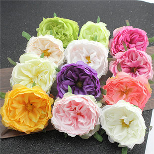 婚慶用品絹花仿真花DIY鞋 仿真茶花 新款 花頭花胸花拍攝道具