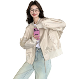 2026年秋款韩版棒球服外套女2C066-BQ001-P110-K158，女装短外套，2C066