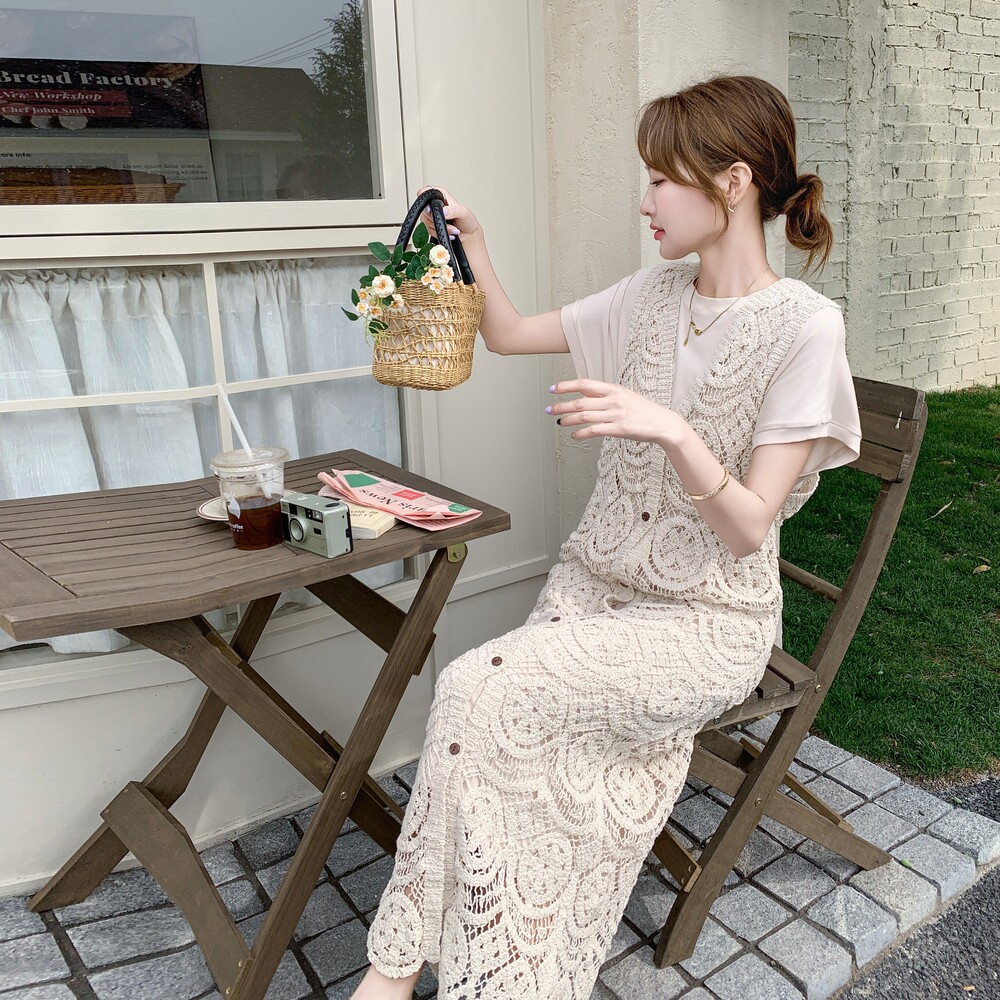 新款现货2025年夏季两件套套装2C066-3019-P140-K198,女装套装/套裙,2C066