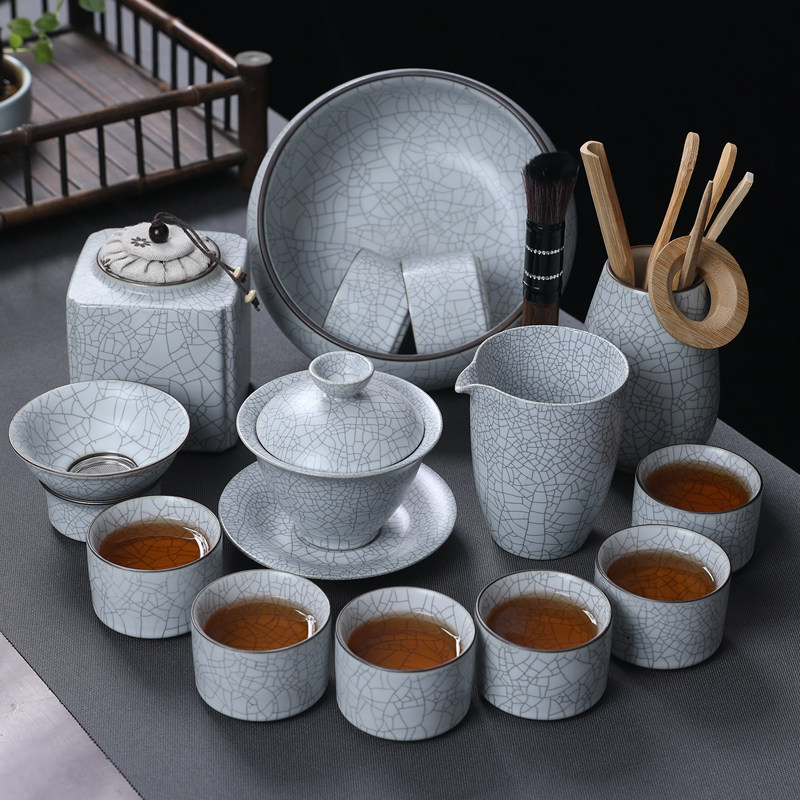 新款汝窑月白套装多个组合可选