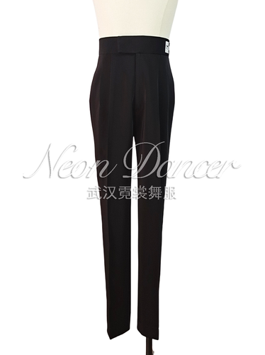 Neon Dancer 专业男士拉丁裤 高腰拉丁裤 萝卜裤 比赛艺考裤子
