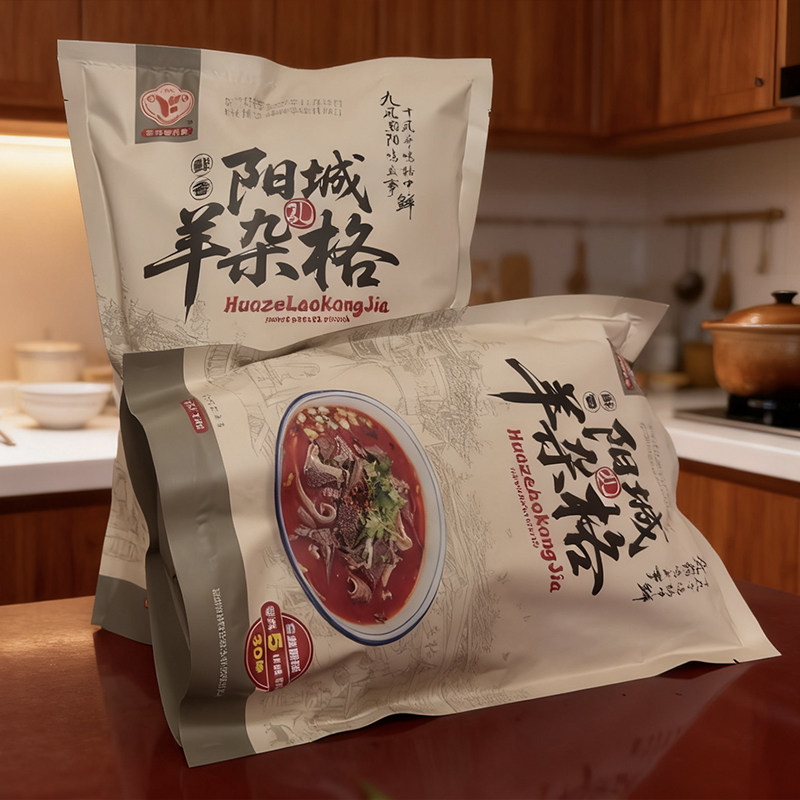 山西阳城地方特色小吃美食早餐鲜香羊汤羊杂格