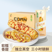 山西特产雁门清高头茬新鲜花糯玉米三小时锁鲜真空包装 黑玉米棒子