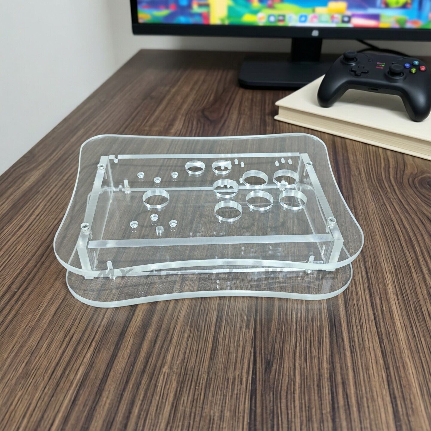 透明亚克力摇杆框体DIY街机摇杆图片