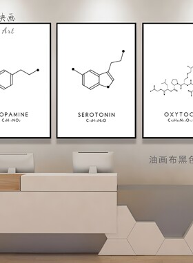 化学实验室装饰画初中高中教室学生房间物理生物试验挂画海报氧气
