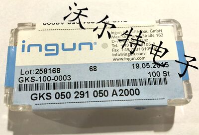 INGUN英钢探针GKS050 291 050A2000(直上三面尖头)测试针 顶针