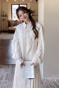 24春新款-新中式金色盘扣套装裙287-2828-P165-K238图片