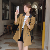 【新款】拼色不规则斜开口小西装287-F2233-P115-K168，女装西装，浙宝287