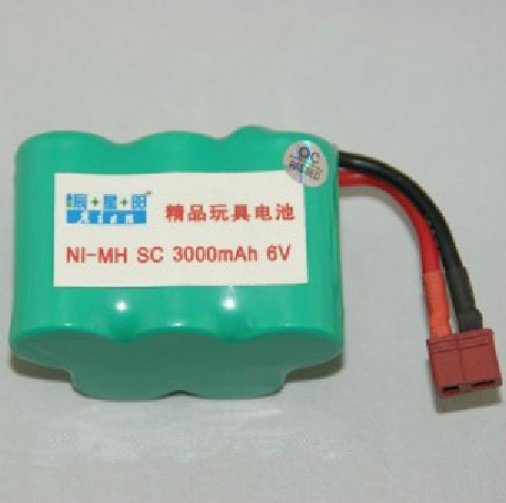 WowWee Rovio 专用镍氢电池组 SC 6V 3000mAh NI-MH 可充电电池